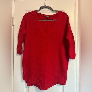 Red express sweater